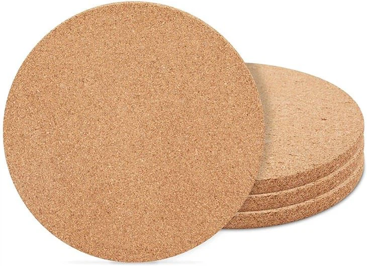 Cork Coasters Round