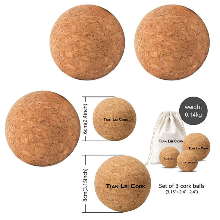 Natural cork peanut ball
