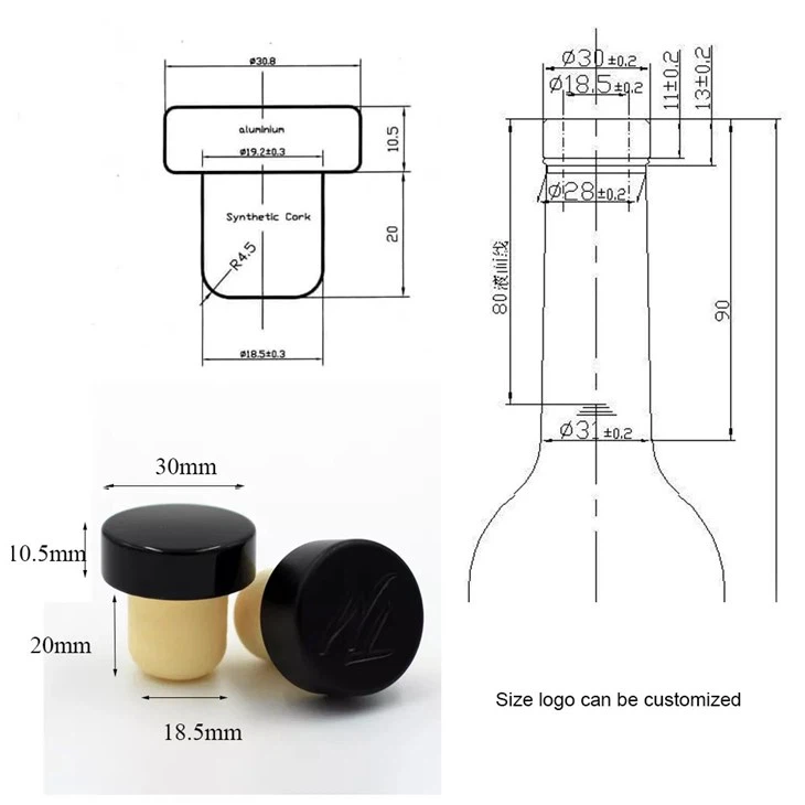 Glass Cork Stopper