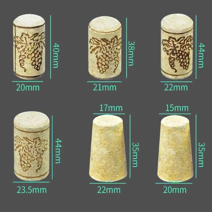Manufacturer Factory Wholesale Custom T-shape Natural Cork Stopper For Wine And Liquor