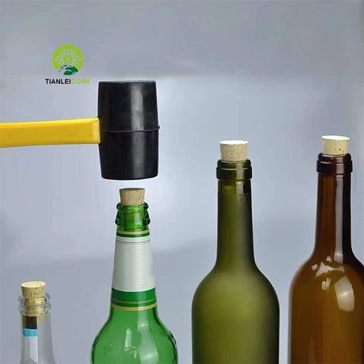 Manufacturer Factory Wholesale Custom T-shape Natural Cork Stopper For Wine And Liquor